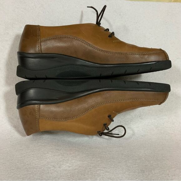 Solidas Heide Mens Leather‎ Comfort Shoes Sz 6.5 J Wide Orthopedic Germany Cork main image 7